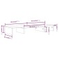 Supporto per Monitor Bianco 80x24x10,5cm Legno Massello di Pino Supporto per Monitor Bianco 80x24x10,5cm Legno Massello di Pino