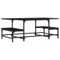 vidaXL Tavolino da Salotto Nero 100x50,5x40 cm in Legno Multistrato