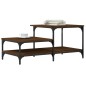 vidaXL Tavolino Salotto Rovere Marrone 100x50,5x45cm Legno Multistrato