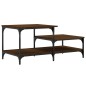vidaXL Tavolino Salotto Rovere Marrone 100x50,5x45cm Legno Multistrato