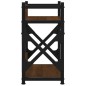 vidaXL Supporto Stampante 2Piani Rovere Marrone 40x20x40cm Multistrato vidaXL Supporto Stampante 2Piani Rovere Marrone 40x20x40cm Multistrato