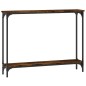 vidaXL Tavolino Consolle Rovere Fumo 100x22,5x75cm Legno Multistrato vidaXL Tavolino Consolle Rovere Fumo 100x22,5x75cm Legno Multistrato
