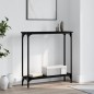 vidaXL Tavolino Consolle Nero 75x22,5x75 cm in Legno Multistrato vidaXL Tavolino Consolle Nero 75x22,5x75 cm in Legno Multistrato