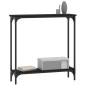 vidaXL Tavolino Consolle Nero 75x22,5x75 cm in Legno Multistrato vidaXL Tavolino Consolle Nero 75x22,5x75 cm in Legno Multistrato