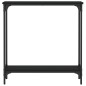 vidaXL Tavolino Consolle Nero 75x22,5x75 cm in Legno Multistrato vidaXL Tavolino Consolle Nero 75x22,5x75 cm in Legno Multistrato