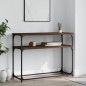 vidaXL Tavolo Consolle Rovere Marrone 100x35,5x75 cm Legno Multistrato vidaXL Tavolo Consolle Rovere Marrone 100x35,5x75 cm Legno Multistrato