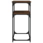 vidaXL Tavolo Consolle Rovere Marrone 100x35,5x75 cm Legno Multistrato vidaXL Tavolo Consolle Rovere Marrone 100x35,5x75 cm Legno Multistrato