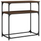 vidaXL Tavolino Consolle Rovere Marrone 75x35,5x75cm Legno Multistrato vidaXL Tavolino Consolle Rovere Marrone 75x35,5x75cm Legno Multistrato