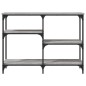 vidaXL Tavolo Consolle Grigio Sonoma 102x29x75 cm in Legno Multistrato vidaXL Tavolo Consolle Grigio Sonoma 102x29x75 cm in Legno Multistrato
