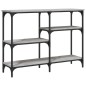 vidaXL Tavolo Consolle Grigio Sonoma 102x29x75 cm in Legno Multistrato vidaXL Tavolo Consolle Grigio Sonoma 102x29x75 cm in Legno Multistrato