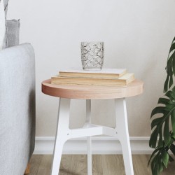 vidaXL Piano per Tavolo Ø30x2,5 cm Rotondo in Legno Massello di Faggio