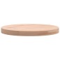 vidaXL Piano per Tavolo Ø30x2,5 cm Rotondo in Legno Massello di Faggio