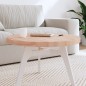 vidaXL Piano per Tavolo Ø70x4 cm Rotondo in Legno Massello di Faggio vidaXL Piano per Tavolo Ø70x4 cm Rotondo in Legno Massello di Faggio