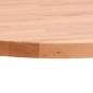 vidaXL Piano per Tavolo Ø70x4 cm Rotondo in Legno Massello di Faggio vidaXL Piano per Tavolo Ø70x4 cm Rotondo in Legno Massello di Faggio