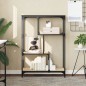 vidaXL Libreria Rovere Sonoma 81x36x115 cm Legno Multistrato e Acciaio vidaXL Libreria Rovere Sonoma 81x36x115 cm Legno Multistrato e Acciaio