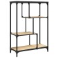 vidaXL Libreria Rovere Sonoma 81x36x115 cm Legno Multistrato e Acciaio vidaXL Libreria Rovere Sonoma 81x36x115 cm Legno Multistrato e Acciaio