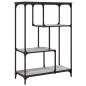 vidaXL Libreria Grigio Sonoma 81x36x115 cm Legno Multistrato e Acciaio vidaXL Libreria Grigio Sonoma 81x36x115 cm Legno Multistrato e Acciaio