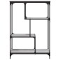 vidaXL Libreria Grigio Sonoma 81x36x115 cm Legno Multistrato e Acciaio vidaXL Libreria Grigio Sonoma 81x36x115 cm Legno Multistrato e Acciaio