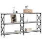 vidaXL Tavolo Consolle Grigio Sonoma 200x28x80,5 cm Legno Multistrato vidaXL Tavolo Consolle Grigio Sonoma 200x28x80,5 cm Legno Multistrato