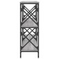 vidaXL Tavolo Consolle Grigio Sonoma 200x28x80,5 cm Legno Multistrato vidaXL Tavolo Consolle Grigio Sonoma 200x28x80,5 cm Legno Multistrato