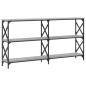 vidaXL Tavolo Consolle Grigio Sonoma 200x28x80,5 cm Legno Multistrato vidaXL Tavolo Consolle Grigio Sonoma 200x28x80,5 cm Legno Multistrato