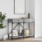 vidaXL Tavolo Consolle Grigio Sonoma 100x39x78,5 cm Legno Multistrato vidaXL Tavolo Consolle Grigio Sonoma 100x39x78,5 cm Legno Multistrato