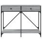 vidaXL Tavolo Consolle Grigio Sonoma 100x39x78,5 cm Legno Multistrato vidaXL Tavolo Consolle Grigio Sonoma 100x39x78,5 cm Legno Multistrato