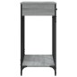 vidaXL Tavolo Consolle Grigio Sonoma 100x39x78,5 cm Legno Multistrato vidaXL Tavolo Consolle Grigio Sonoma 100x39x78,5 cm Legno Multistrato