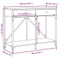 vidaXL Tavolo Consolle Grigio Sonoma 100x39x78,5 cm Legno Multistrato vidaXL Tavolo Consolle Grigio Sonoma 100x39x78,5 cm Legno Multistrato