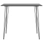 vidaXL Tavolo da Bar Nero 120x60x105 cm vidaXL Tavolo da Bar Nero 120x60x105 cm