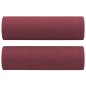 vidaXL Divano a 3 Posti con Cuscini Rosso Vino 180 cm in Tessuto vidaXL Divano a 3 Posti con Cuscini Rosso Vino 180 cm in Tessuto