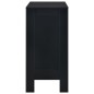 vidaXL Tavolo da Bar con Ripiano Nero 110x50x103 cm vidaXL Tavolo da Bar con Ripiano Nero 110x50x103 cm