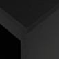 vidaXL Tavolo da Bar con Ripiano Nero 110x50x103 cm vidaXL Tavolo da Bar con Ripiano Nero 110x50x103 cm