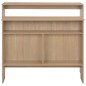 vidaXL Tavolo da Bar con 2 Piani d'Appoggio Rovere 130x40x120 cm vidaXL Tavolo da Bar con 2 Piani d'Appoggio Rovere 130x40x120 cm