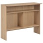 vidaXL Tavolo da Bar con 2 Piani d'Appoggio Rovere 130x40x120 cm vidaXL Tavolo da Bar con 2 Piani d'Appoggio Rovere 130x40x120 cm
