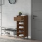 Scarpiera Rovere Marrone 40x36x105 cm in Legno Multistrato Scarpiera Rovere Marrone 40x36x105 cm in Legno Multistrato