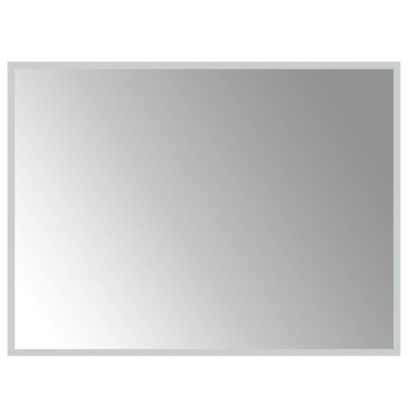 vidaXL Specchio da Bagno con Luci LED 80x60 cm