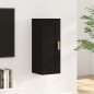 vidaXL Armadietto a Muro Nero 35x34x90 cm in Legno Multistrato vidaXL Armadietto a Muro Nero 35x34x90 cm in Legno Multistrato