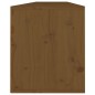 Pensili 2 pz Marrone Miele 80x30x35cm in Legno Massello di Pino Pensili 2 pz Marrone Miele 80x30x35cm in Legno Massello di Pino