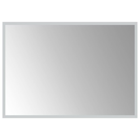 vidaXL Specchio da Bagno con Luci LED 50x70 cm