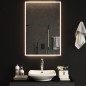 vidaXL Specchio da Bagno con Luci LED 60x90 cm