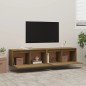 Pensili 2 pz Marrone Miele 80x30x35cm in Legno Massello di Pino Pensili 2 pz Marrone Miele 80x30x35cm in Legno Massello di Pino