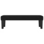 Panca Nera 100x30x30 cm in Tessuto
