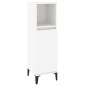 vidaXL Set di Mobili da Bagno 3 pz Bianco in Legno Multistrato