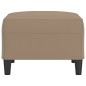 vidaXL Poggiapiedi Cappuccino 70x55x41 cm in Similpelle vidaXL Poggiapiedi Cappuccino 70x55x41 cm in Similpelle