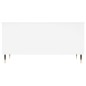 vidaXL Tavolino da Salotto Bianco 90x44,5x45 cm in Legno Multistrato