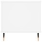 vidaXL Tavolino da Salotto Bianco 90x44,5x45 cm in Legno Multistrato