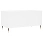 vidaXL Tavolino da Salotto Bianco 90x44,5x45 cm in Legno Multistrato