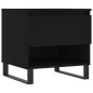 vidaXL Tavolino da Salotto Nero 50x46x50 cm in Legno Multistrato
