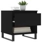 vidaXL Tavolino da Salotto Nero 50x46x50 cm in Legno Multistrato